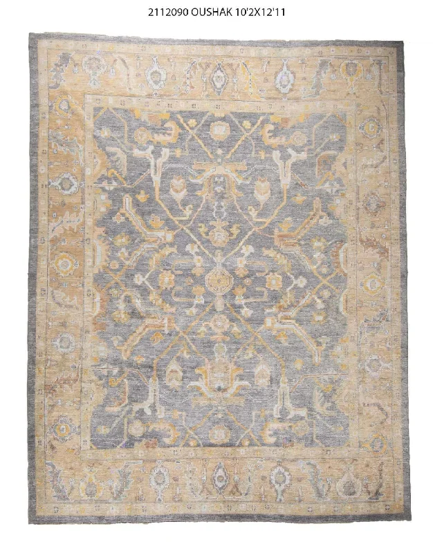 10x13 Modern Oushak Area Rug