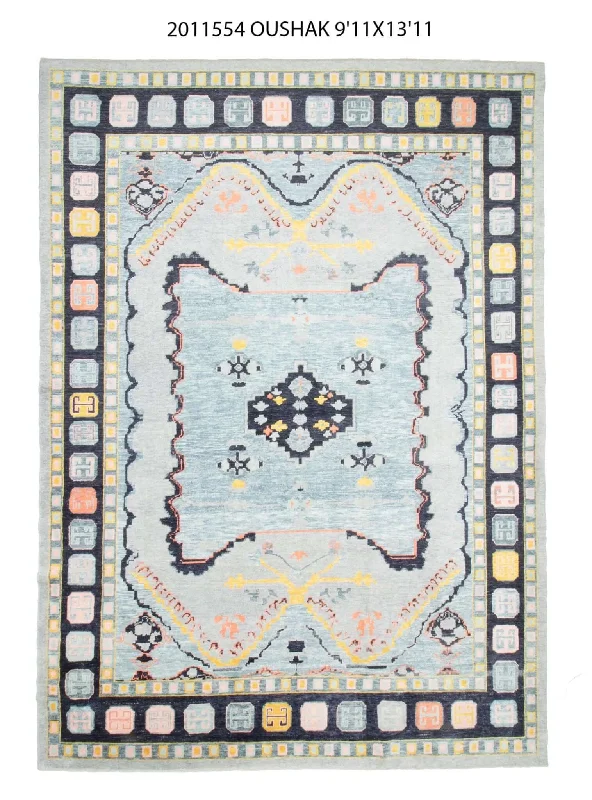 10x14 Modern Oushak Area Rug