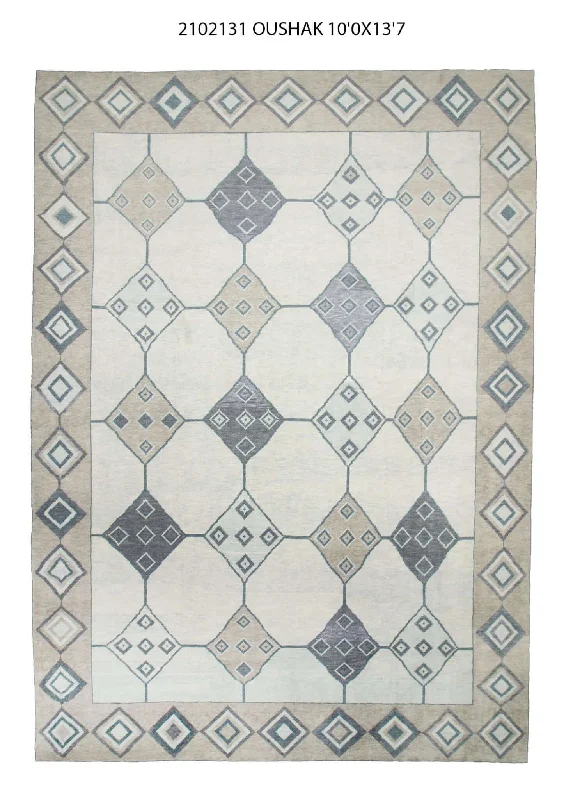 10x14 Modern Oushak Area Rug