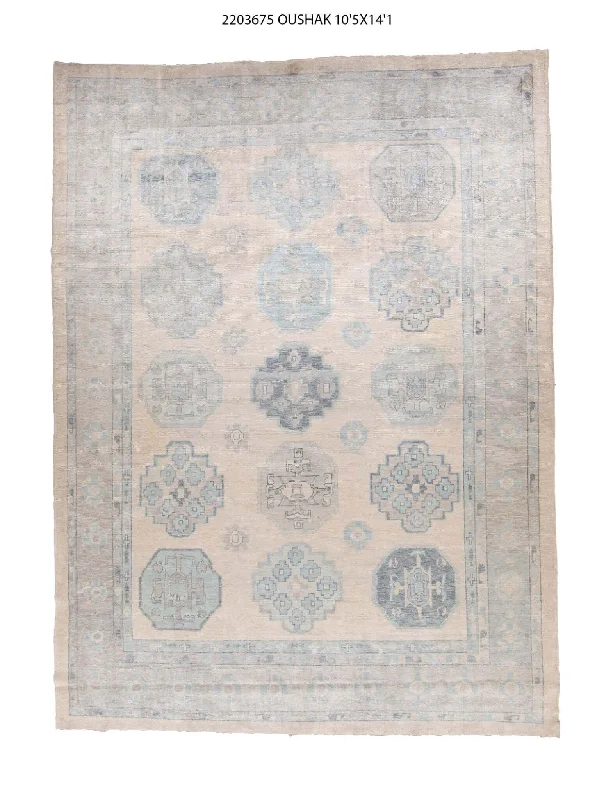 10x14 Modern Oushak Area Rug