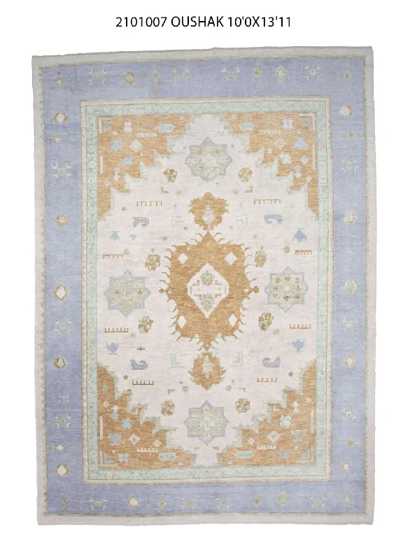 10x14 Modern Oushak Area Rug