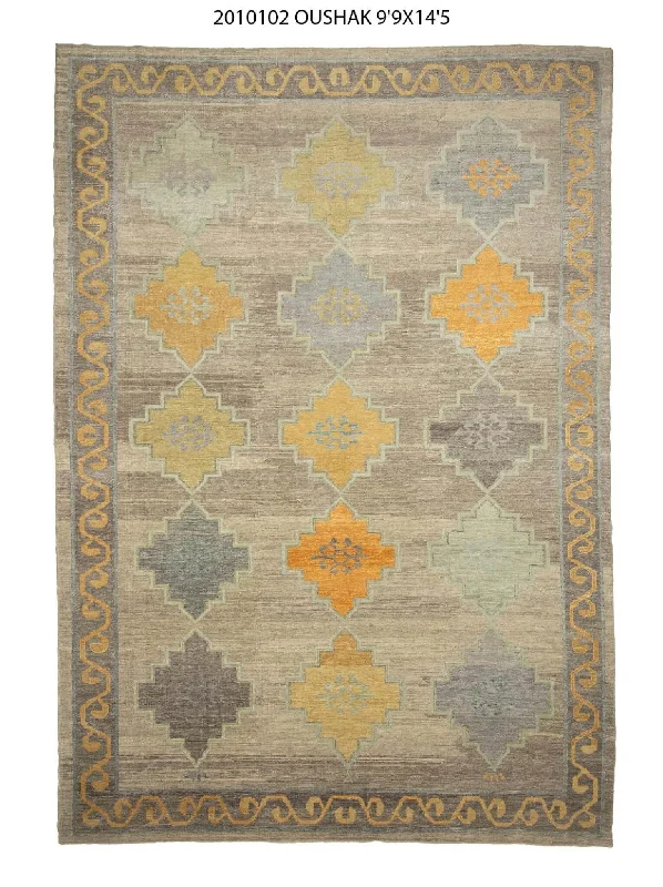 10x14 Modern Oushak Area Rug