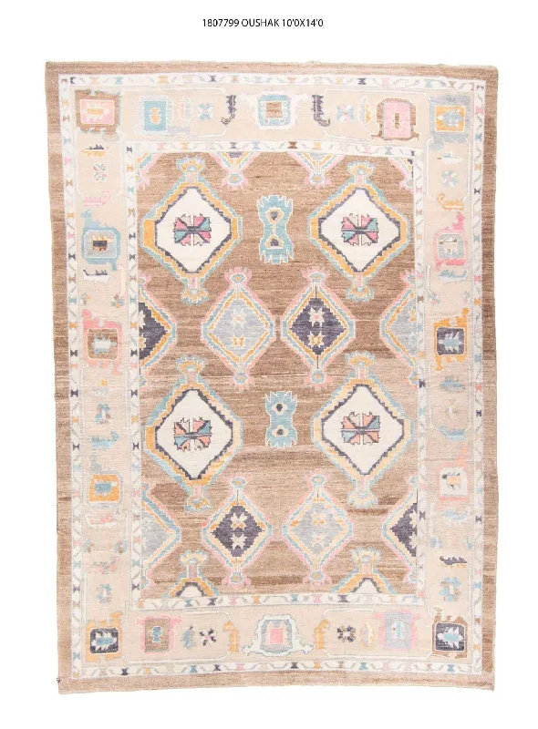 10x14 Modern Oushak Area Rug