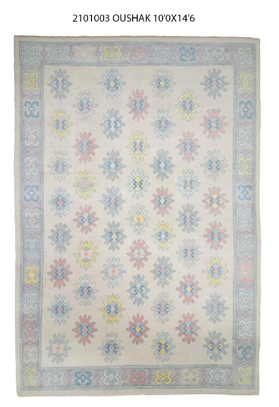 10x15 Modern Oushak Area Rug