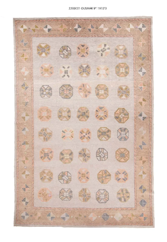 10x15 Modern Oushak Area Rug