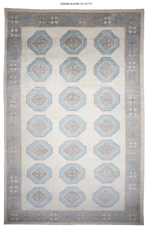 11x17 Modern Oushak Area Rug