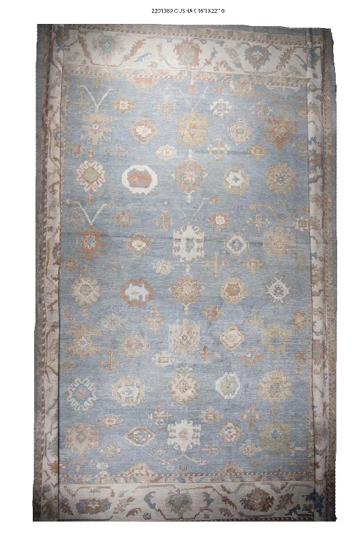 16x23 Modern Oushak Are Rug