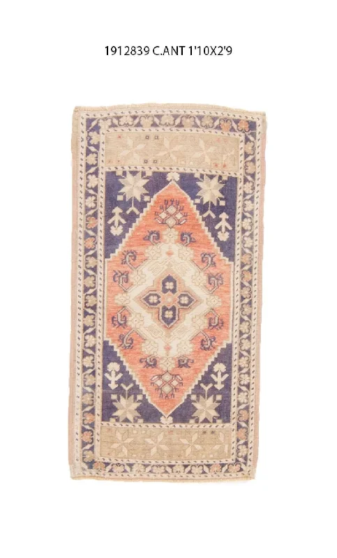 2x4 Old & Vintage Tukish Area Rug