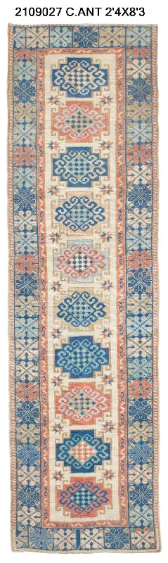 2x8 Old & Vintage Turkish Area Runner Rug