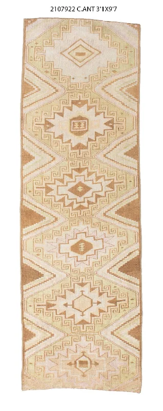 3x10 Old& Vintage Turkis Area Runner Rug