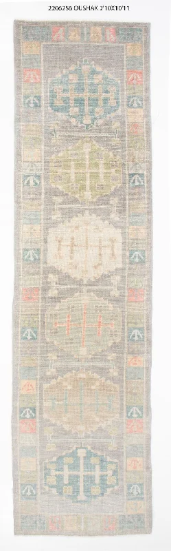 3x11 Modern Oushak Area Runner Rug