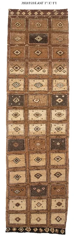 3x11 Old & Vintage Turkish Area Runner Rug