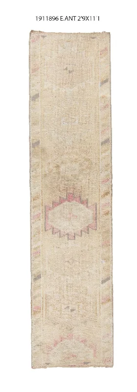 3x11 Old & Vintage Turkish Area Runner Rug