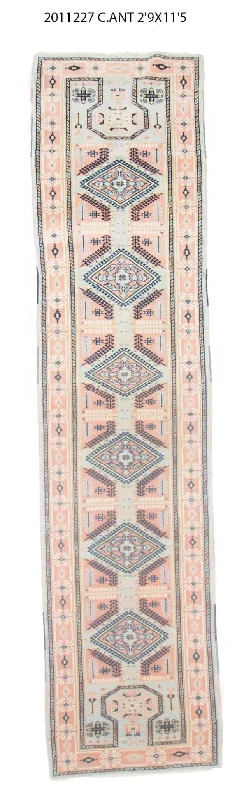 3x11 Old & Vintage Turkish Area Runner Rug