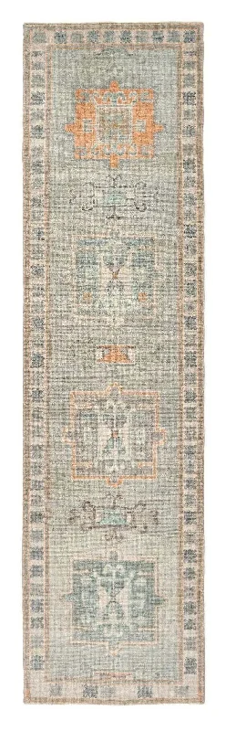 3x11 Soft Modern Oushak Runner Rug