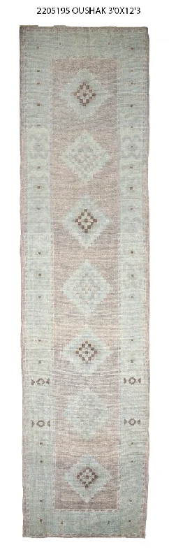 3x12 Modern Oushak Area Rug