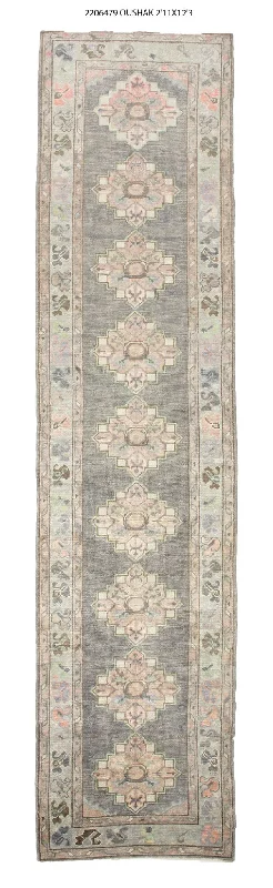 3x12 Modern Oushak Area Tulu Rug