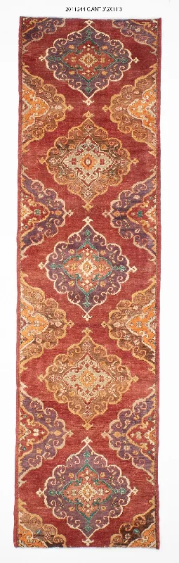 3x12 Old & Vintage Turkish Area Runner Rug