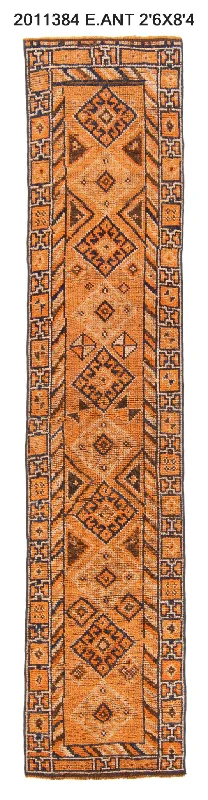 3x12 Old & Vintage Turkish Area Runner Rug