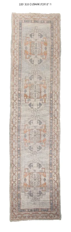 3x13 Modern Oushak Area Runner Rug