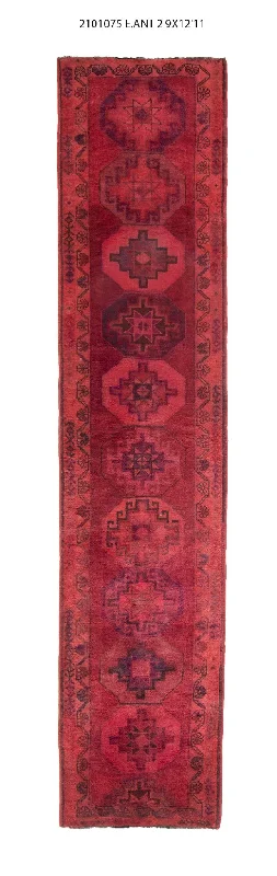 3x13 Old & Vintage Turkish Area Runner Rug