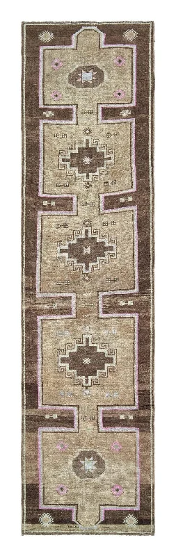 3x13 Soft Old & Vintage Turkish Runner Rug