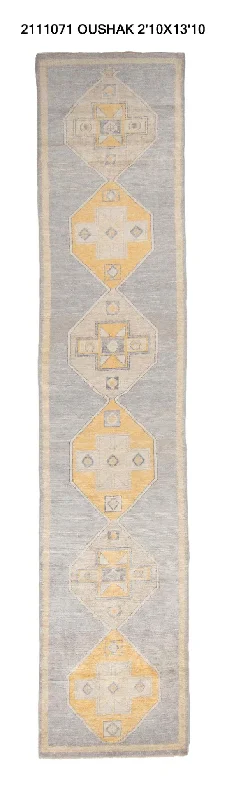 3x14 Modern Oushak Area Runner Rug