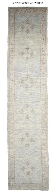 3x14 Modern Oushak Area Runner Rug