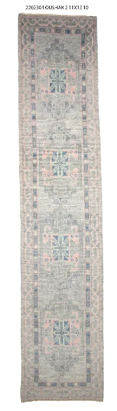 3x14 Modern Oushak Area Runner Rug