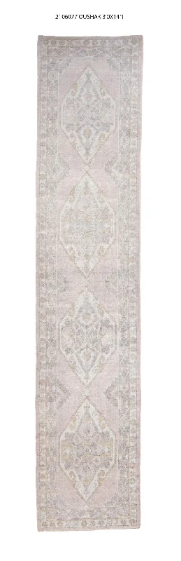 3x14 Modern Oushak Area Runner Rug