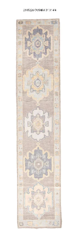 3x14 Modern Oushak Area Runner Rug