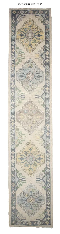 3x14 Modern Oushak Area Runner Rug