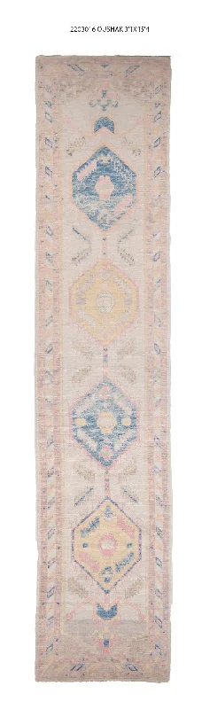 3x15 Modern Oushak Area Runner Rug