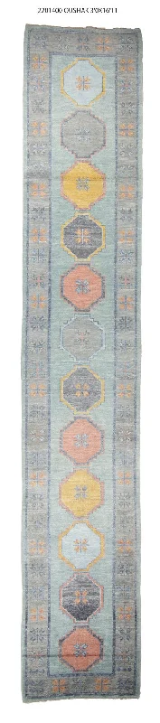 3x17 Modern Oushak Area Runner Rug