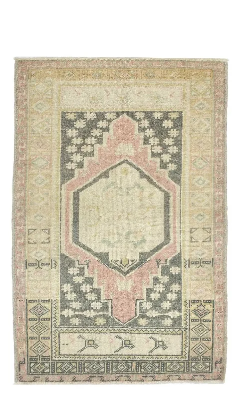 3x4 Old & Vintage Turkish Area Rug