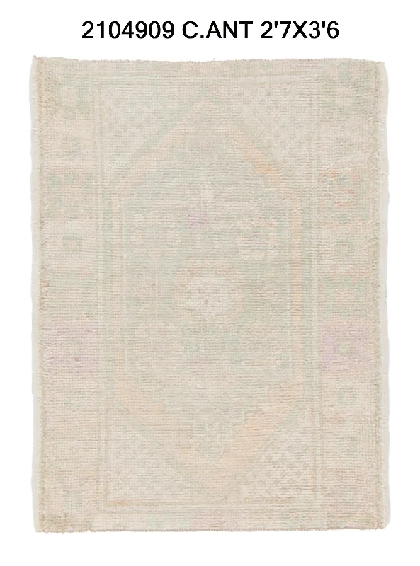 3x4 Old & Vintage Turkish Area Rug