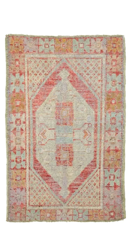 3x4 Old & Vintage Turkish Area Rug