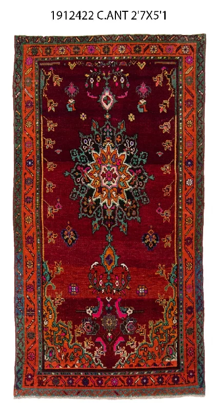 3x5 Old & Vintage Turkish Area Rug