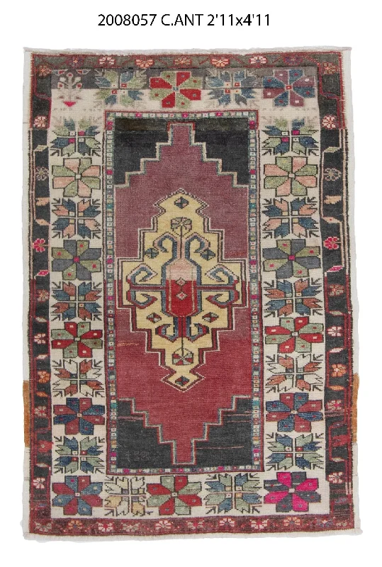 3x5 Old & Vintage Turkish Area Rug