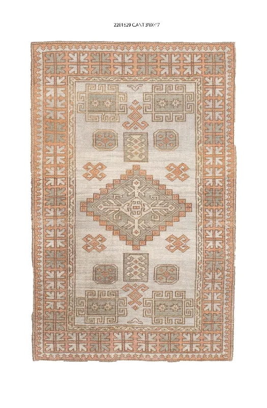 3x5 Old & Vintage Turkish Area Rug