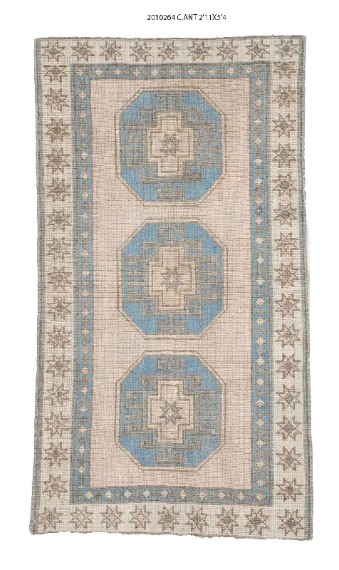 3x5 Old & Vintage Turkish Area Rug