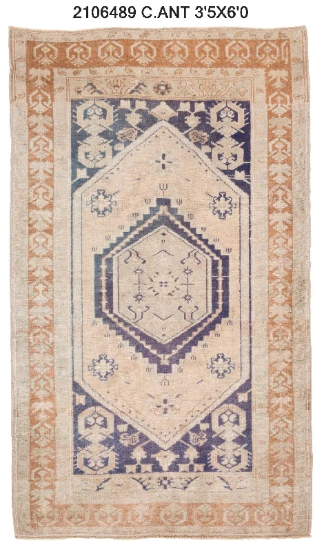 3x6 Old & Vintage Turkish Area Rug