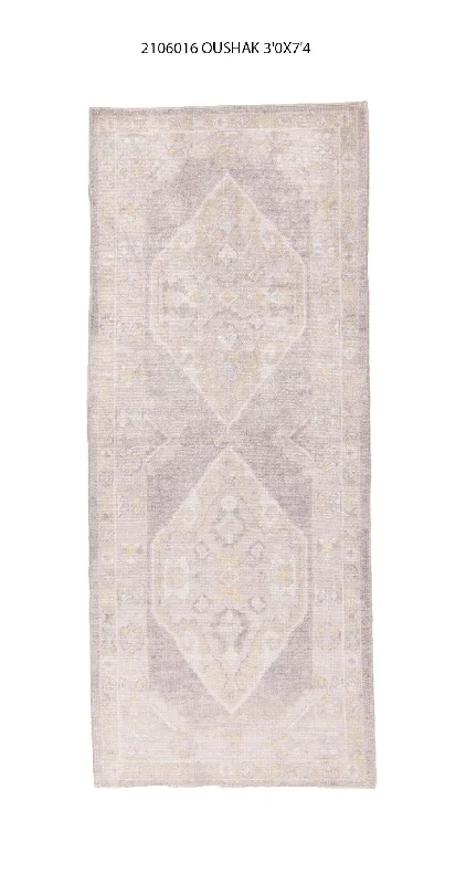 3x7 Modern Oushak Area Runner Rug