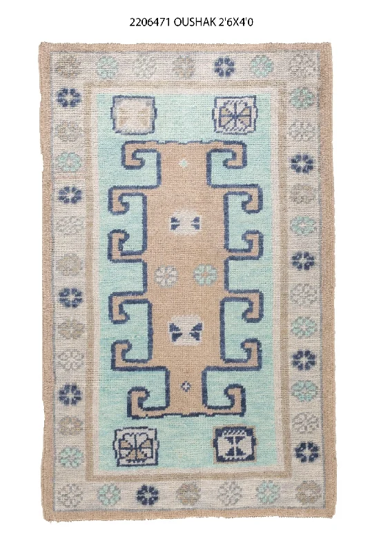 3x74 Modern Oushak Area Rug