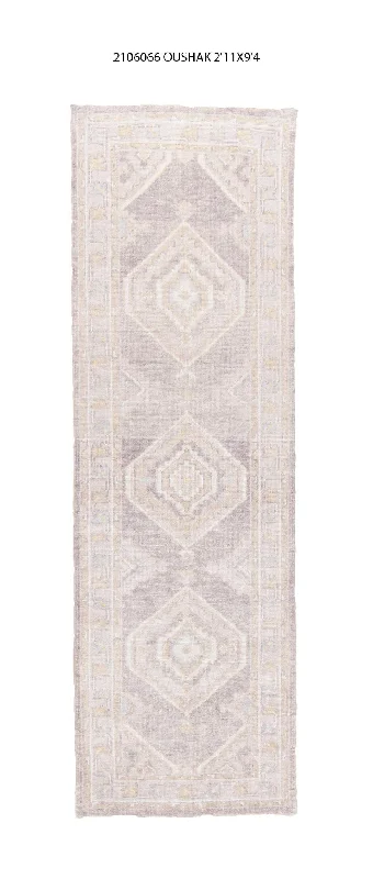 3x9 Modern Oushak Area Runner Rug