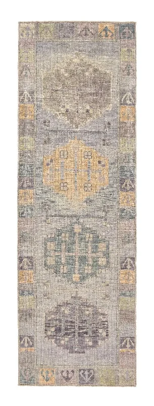 3x9 Soft Modern Oushak Runner Rug