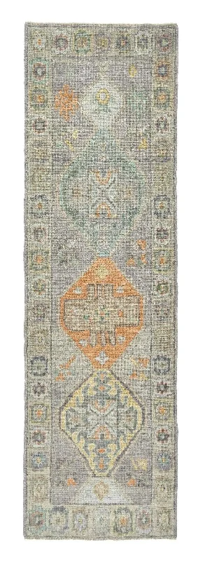 3x9 Soft Modern Oushak Runner Rug