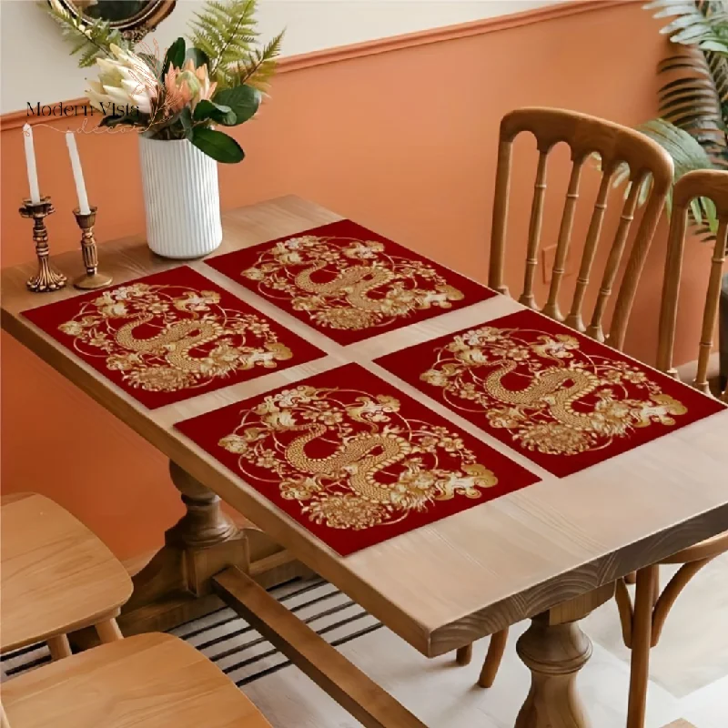 Modern Vista Square Placemats Set Of 4 Or 6