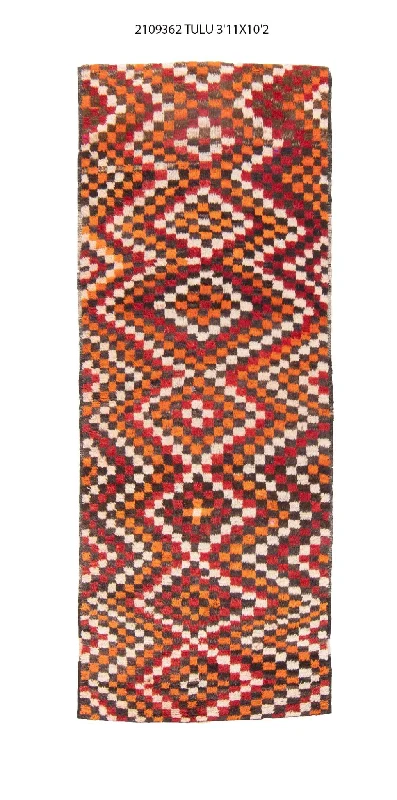 4x10 Old & Vintage Turkish Area Runner Rug