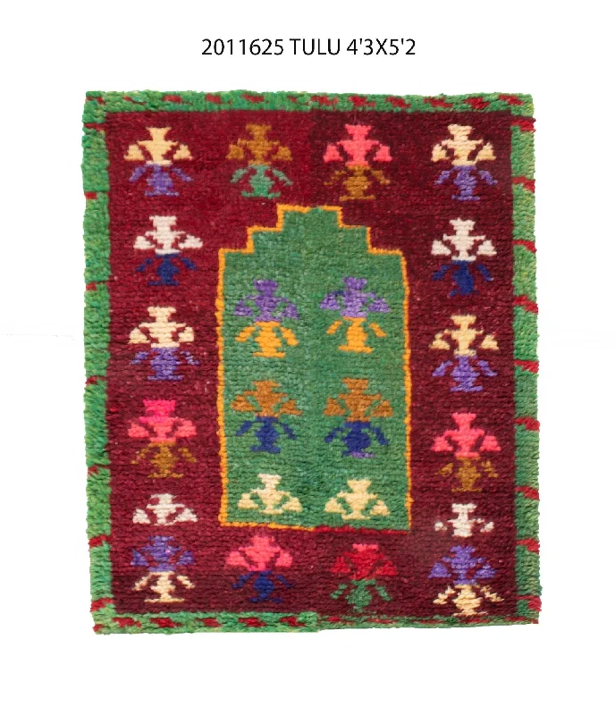 4x5 Old & Vintage Turkish Area Rug